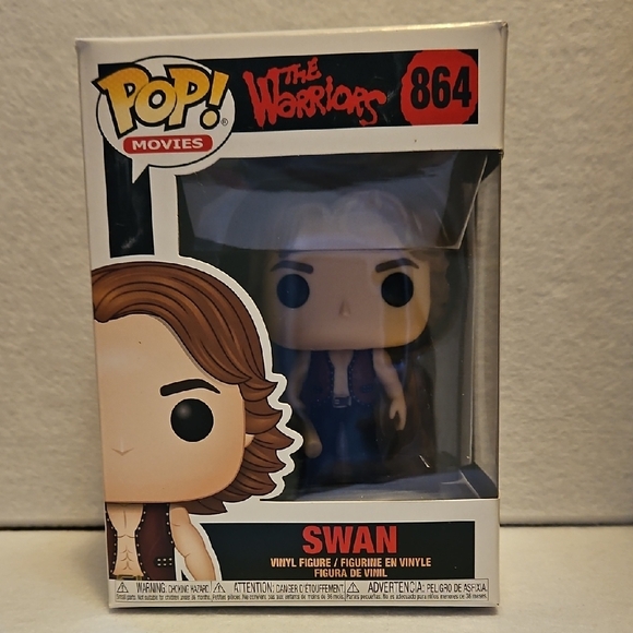 Funko Pop! Movies The Warriors Swan Figure, See Pics. Discoloration Side Of Box - Picture 1 of 6